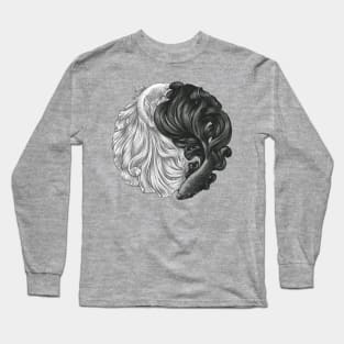 Yin Yang Fish Long Sleeve T-Shirt